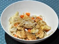 noodles riso e pollo caramellato2