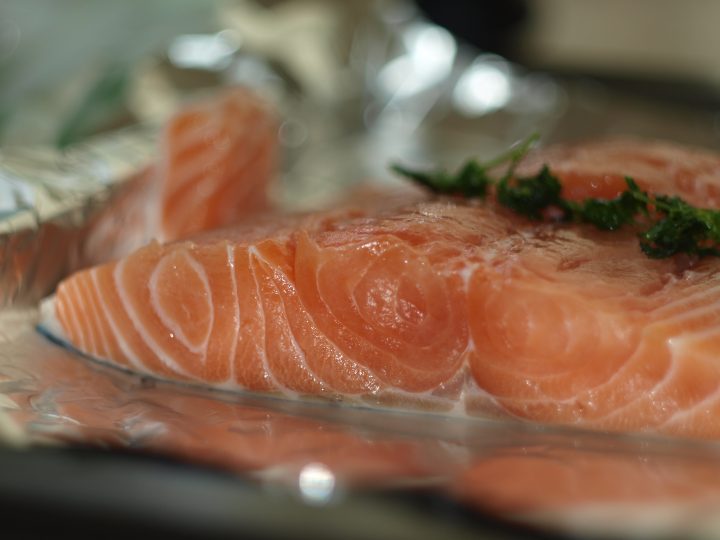 Filetto di salmone a bassa temperatura