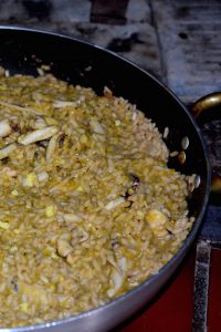 Risotto seppie e piselli 1