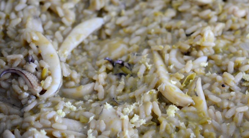 Risotto seppie e piselli