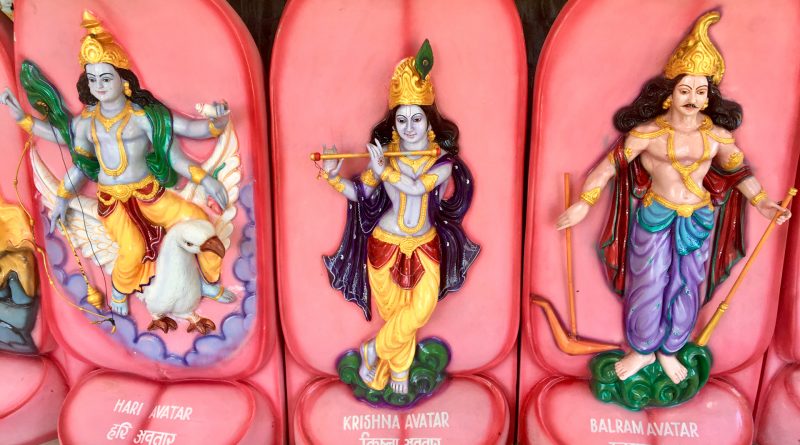 Statue all'interno di uno dei templi