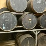 Botti di rhum presso "Le Domaine de Saint Aubin" a Souillac