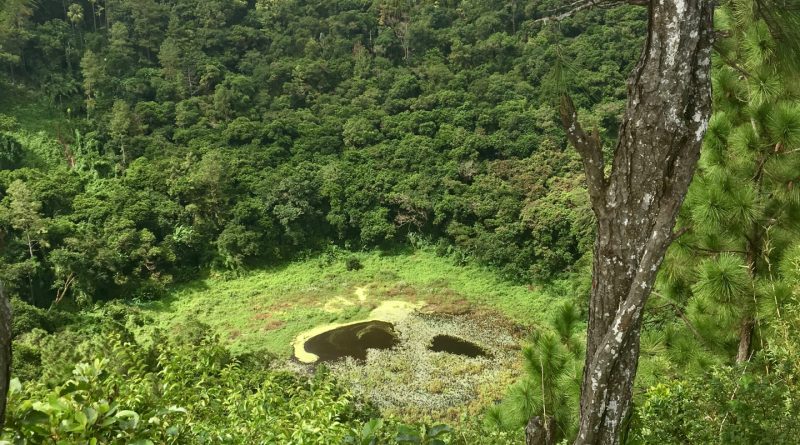 Il cratere vulcanico "Trou aux Cerfs" a Curepipe