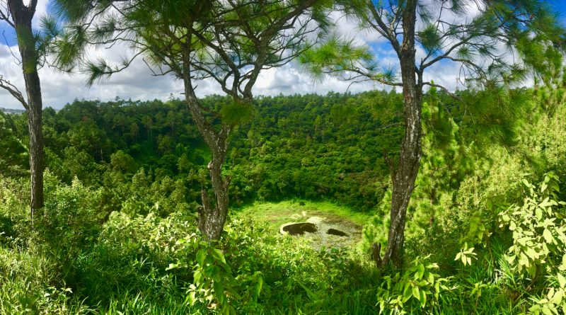 Il cratere vulcanico "Trou aux Cerfs" a Curepipe