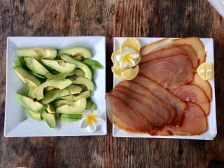 Marlin affumicato e avocado