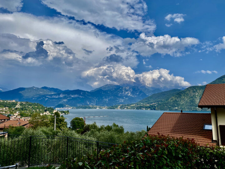 Vista dall'appartamento di Mezzegra