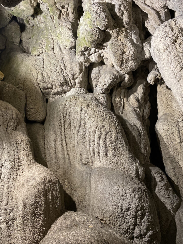 Particolare delle Grotte di Rescia