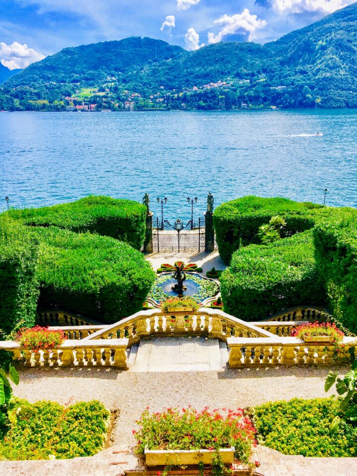 Vista da Villa Carlotta