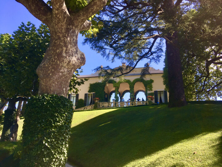 La loggia della Villa del Balbianello