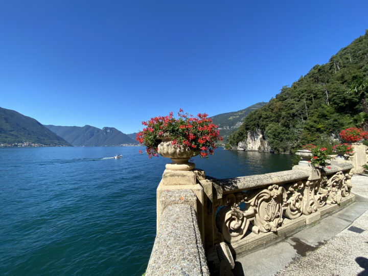 Il lago visto dalla Villa del Balbianello