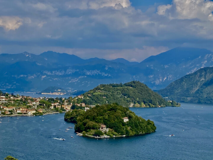 Isola Comacina vista dal sentiero