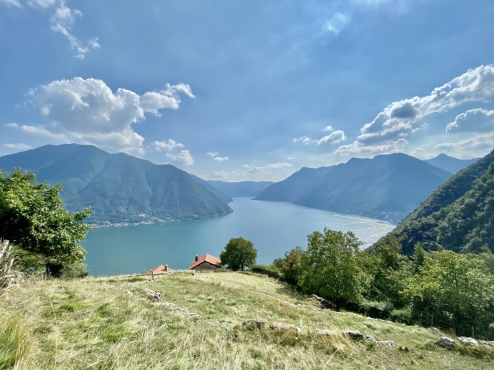 Panorama dal sentiero di Colonno