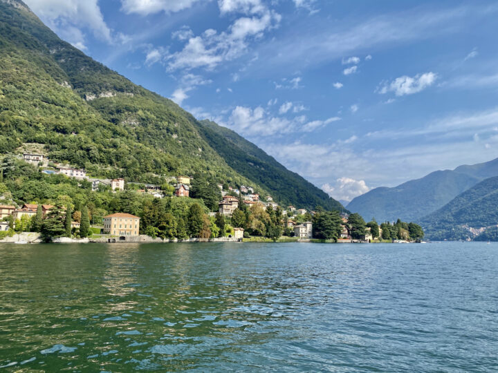Panorama del lago di Como